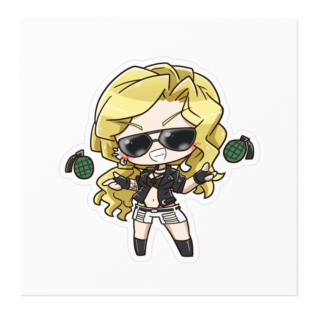 Bombshell Grenades Sticker ♡ Art by アシモ953