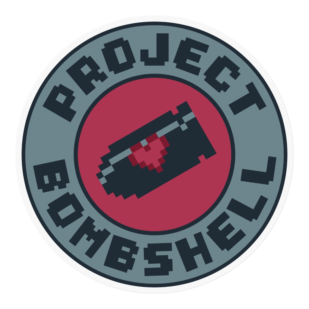 Project Bombshell Logo Sticker