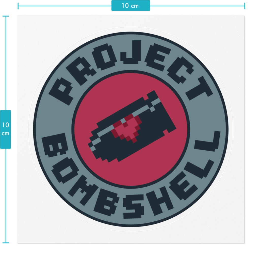 Project Bombshell Logo Sticker