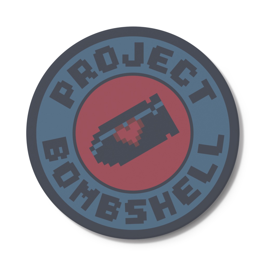 Project Bombshell Logo Coaster