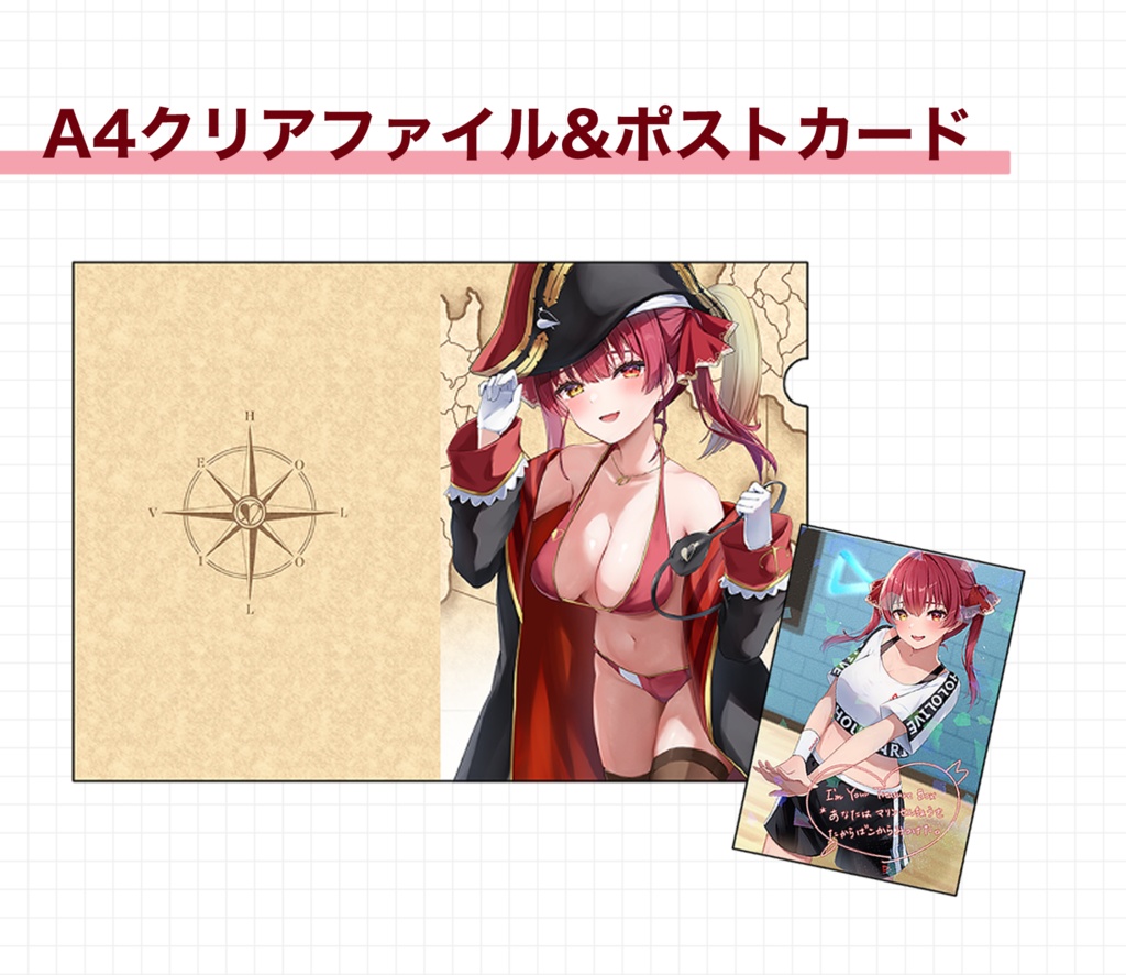A4クリアファイル (ポストカード付)