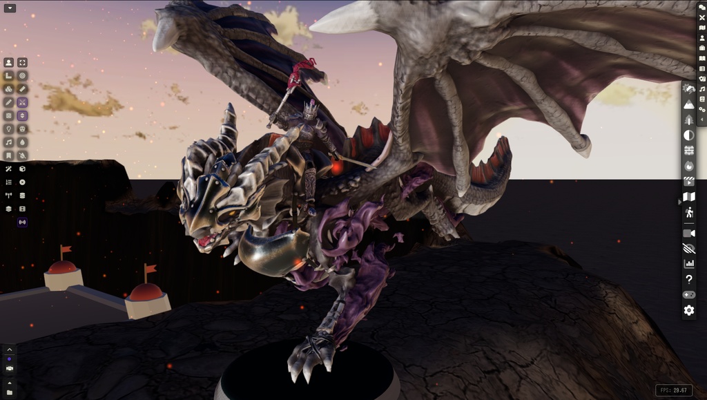 【FreeDL】ドラゴンランスクリーチャー3DモデルA【ダンドラ】