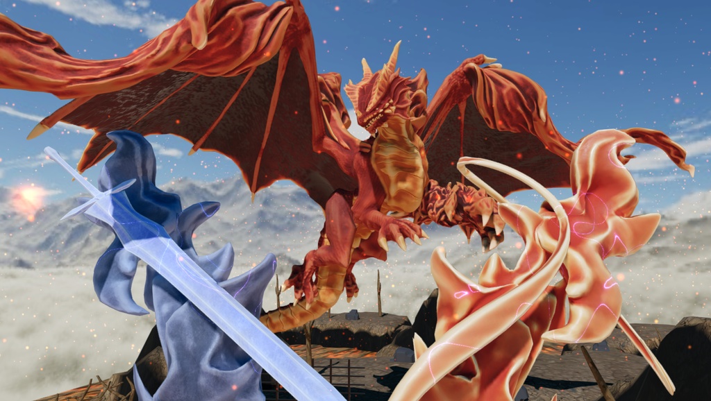 【FreeDL】レッド・ドラゴン3Dモデル②【ダンドラ】