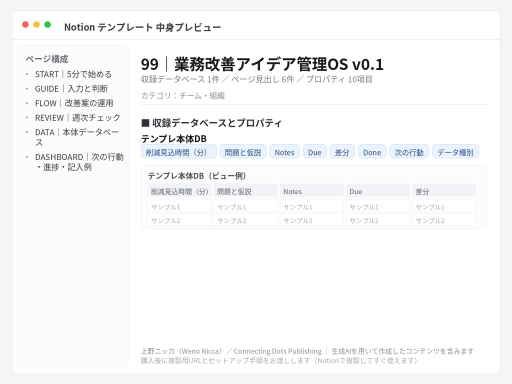 業務改善アイデア管理OS v0.1