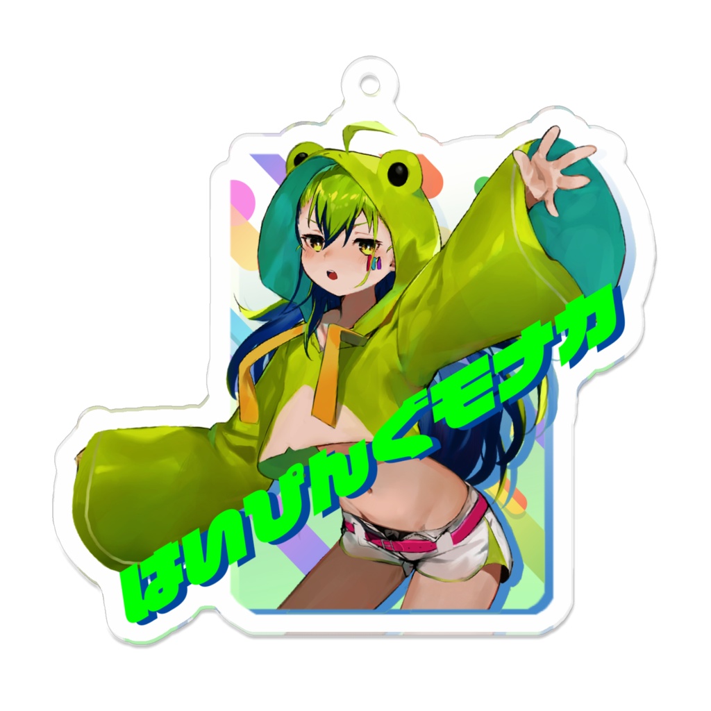 frog monaca Acrylic Keychain / カエルモナアクキー