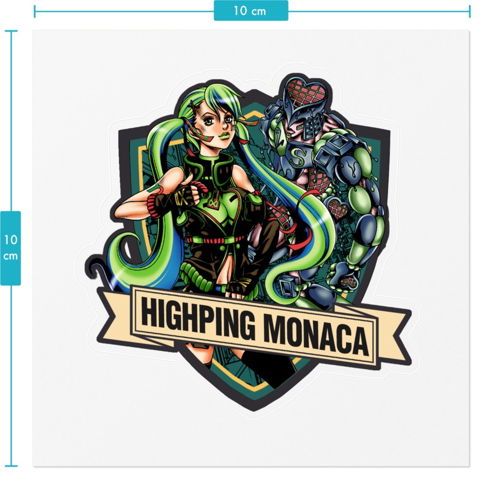jojo monaca sticker / ジョジョモナカステッカー