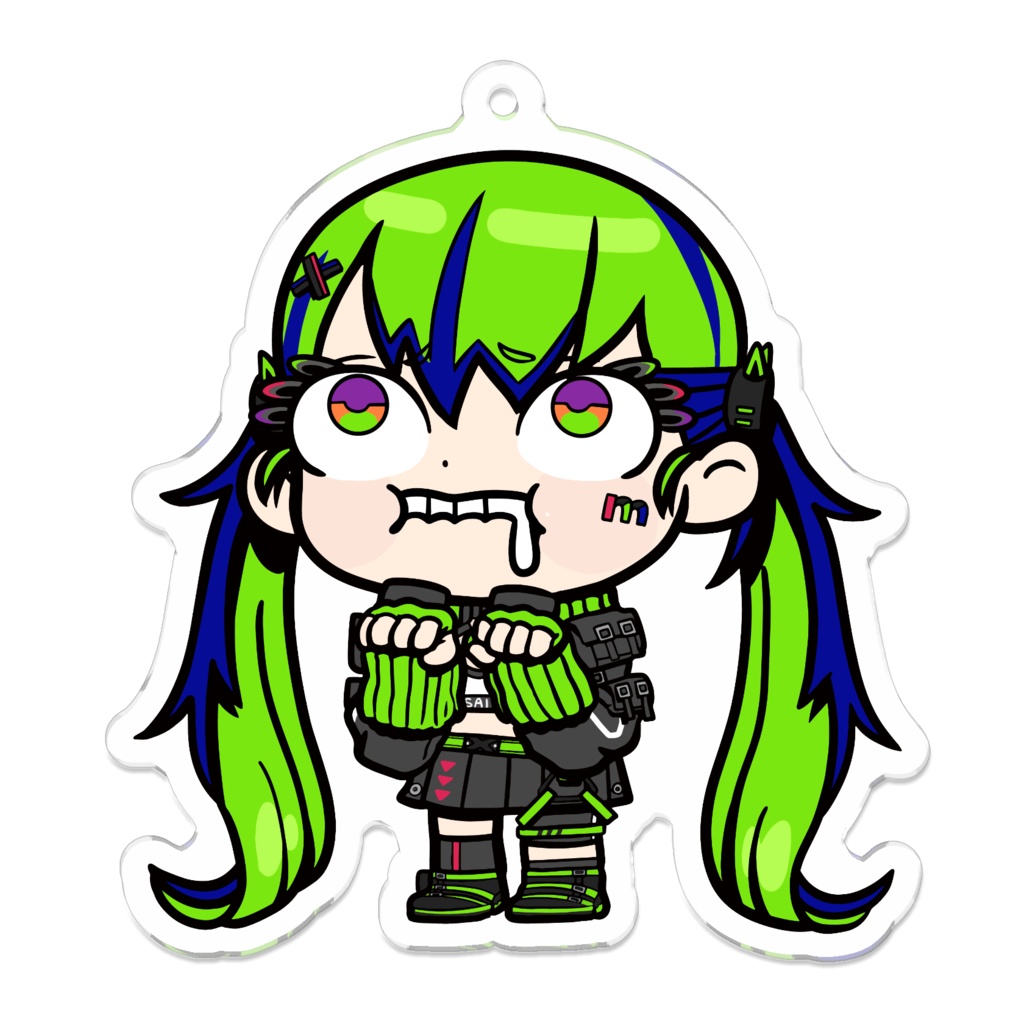 monaca3D Acrylic Key Chain