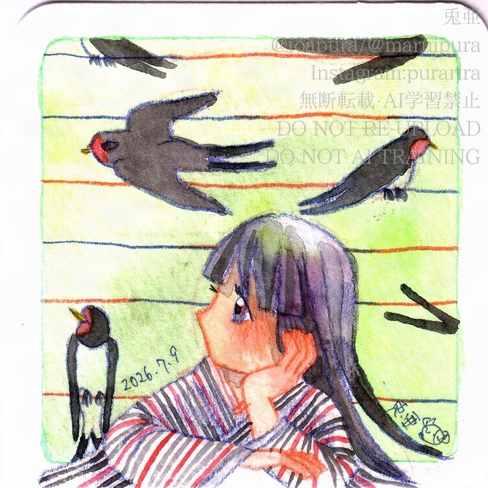 てのひら原画②