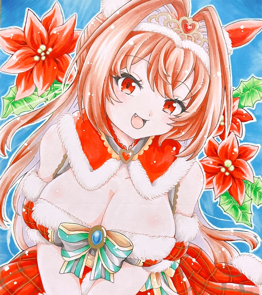 オリジナル手描きイラスト ラフ付