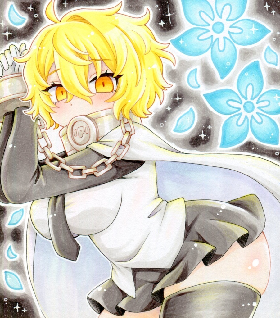 手描きイラスト リンバスカンパニー ドンキホーテ 人差し指