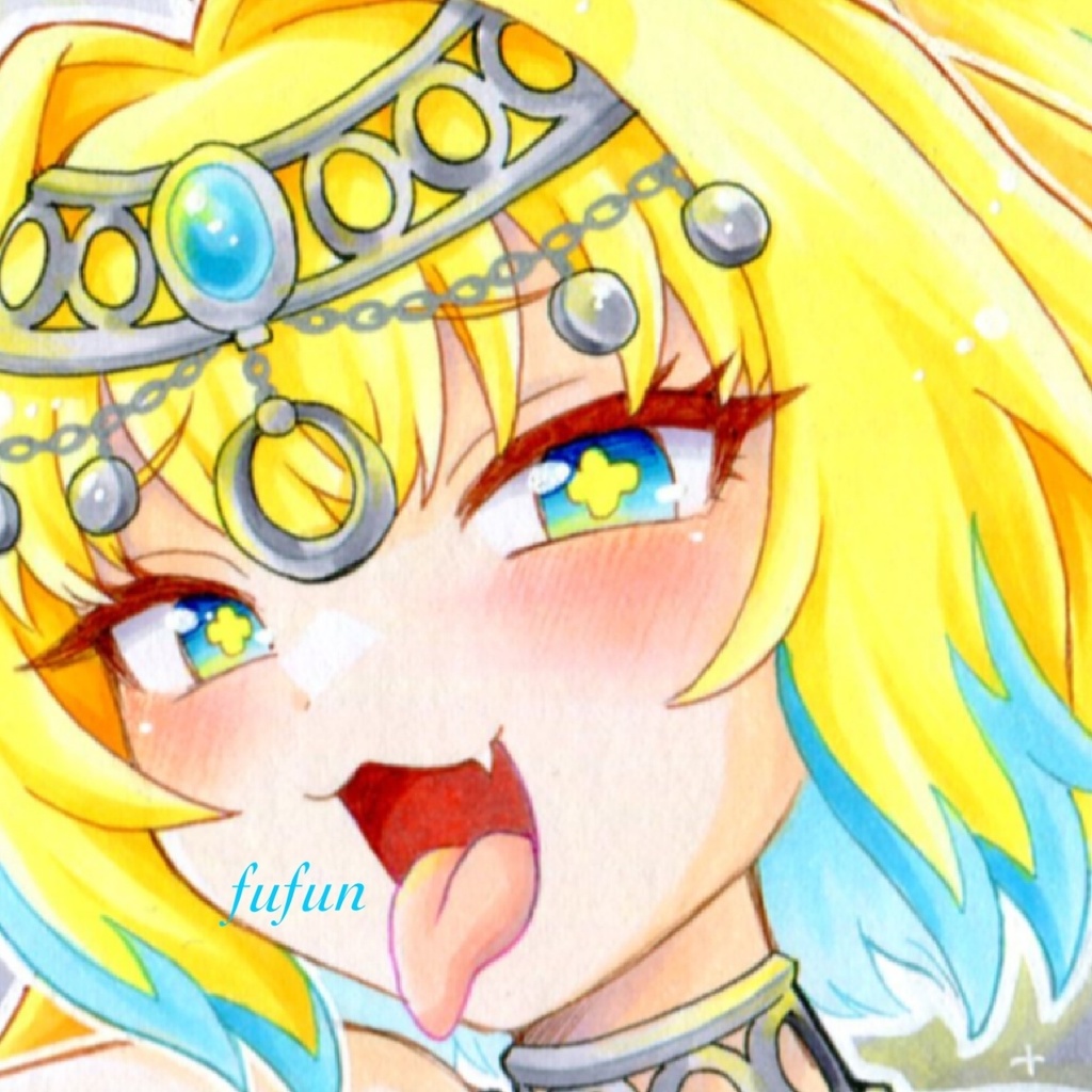 手描きイラスト ボンバーガール ベリーダンス パイン 色紙