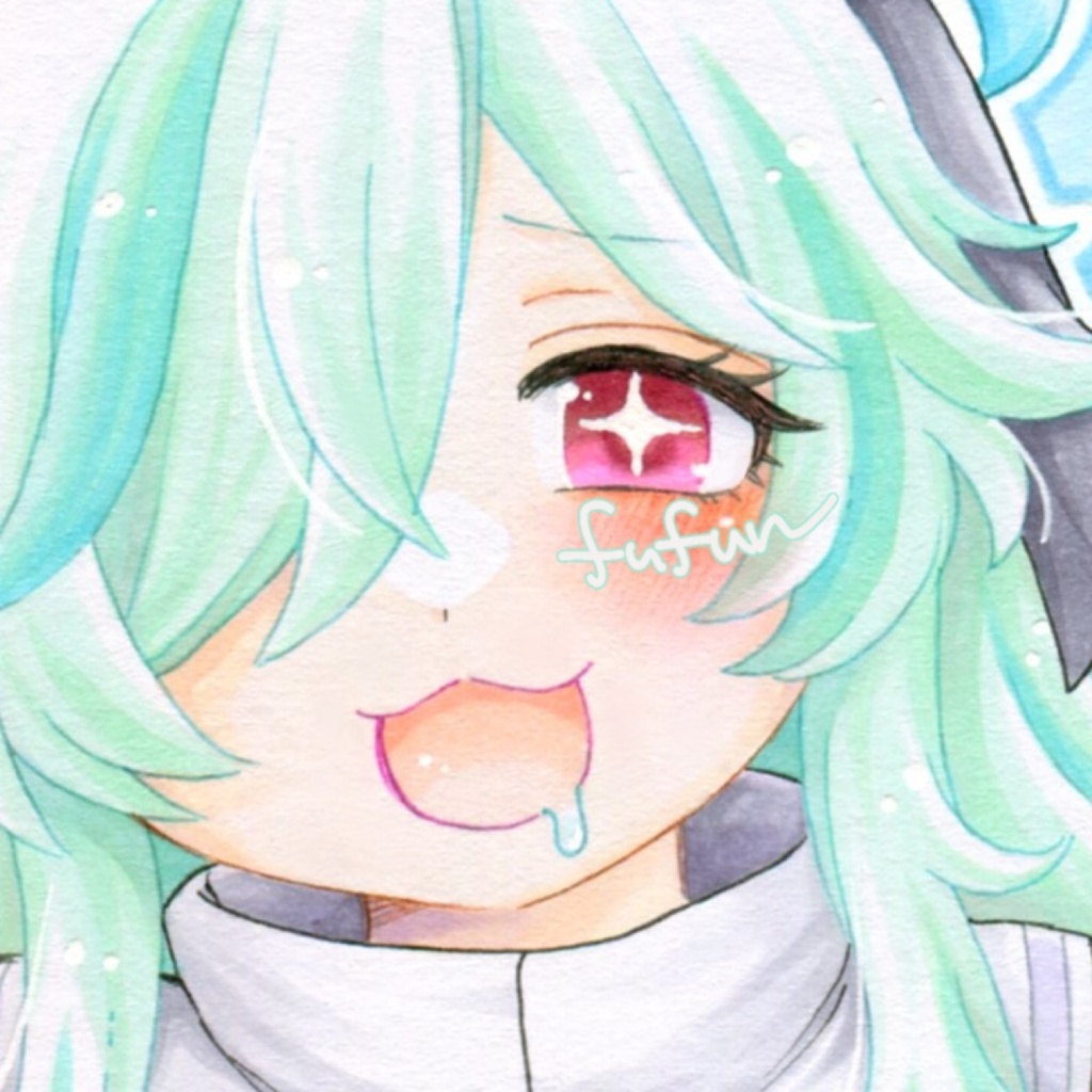 手描きイラスト 麻雀ファイトガール ダブリエル 色紙