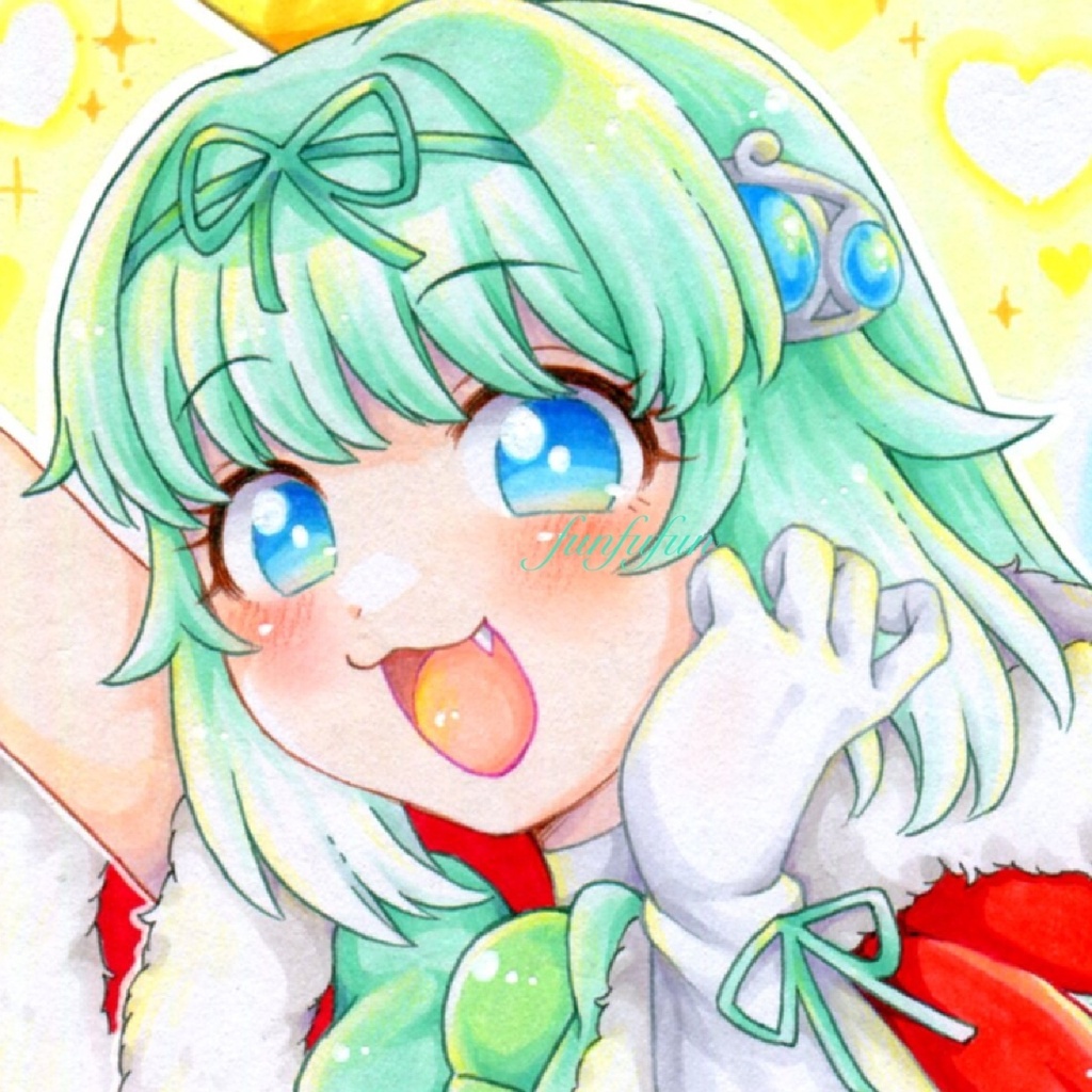 手描きイラスト　メロン