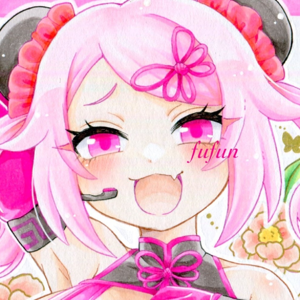 手描きイラスト 麻雀ファイトガール アマト・テンシ
