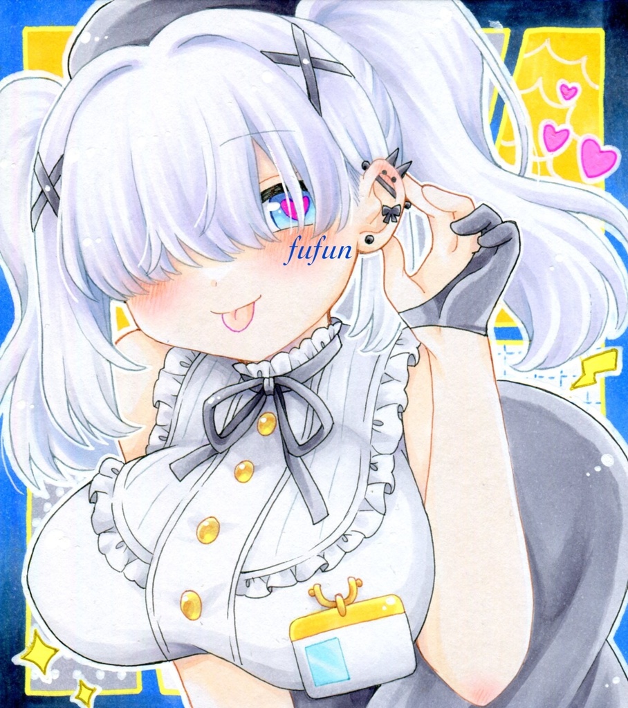 手描きイラスト 麻雀ファイトガール タテナオリ・イッパツ 同人