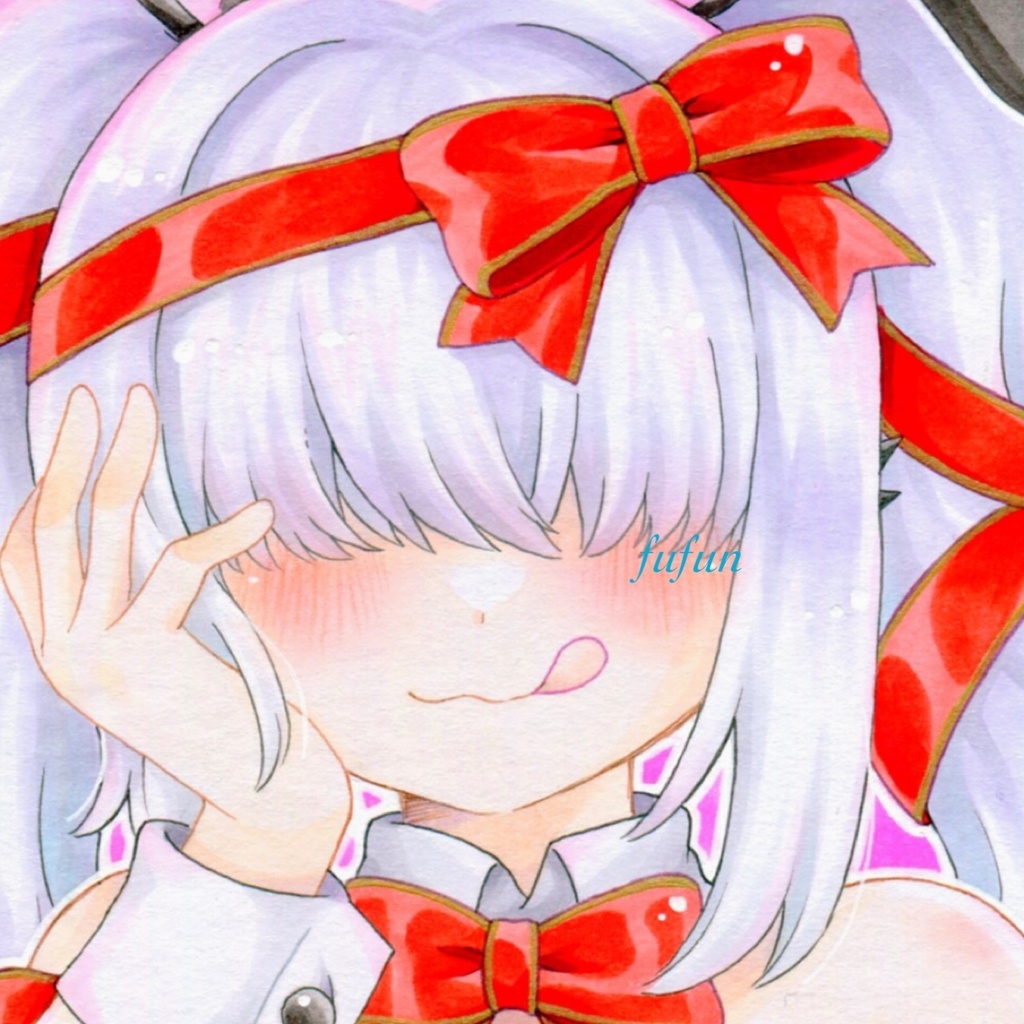 手描きイラスト　麻雀ファイトガール　タテナオリ・イッパツ　バニーガール