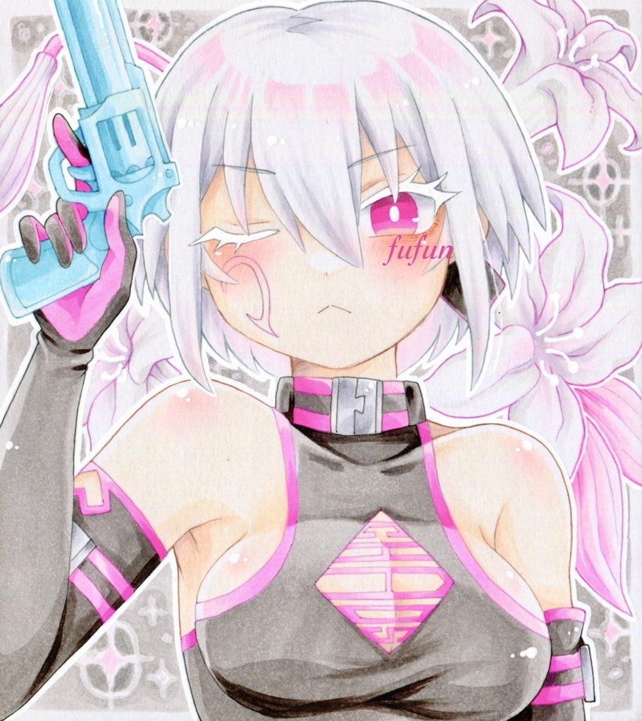 手描きイラスト 麻雀ファイトガール イッシキカオス デビューウェア