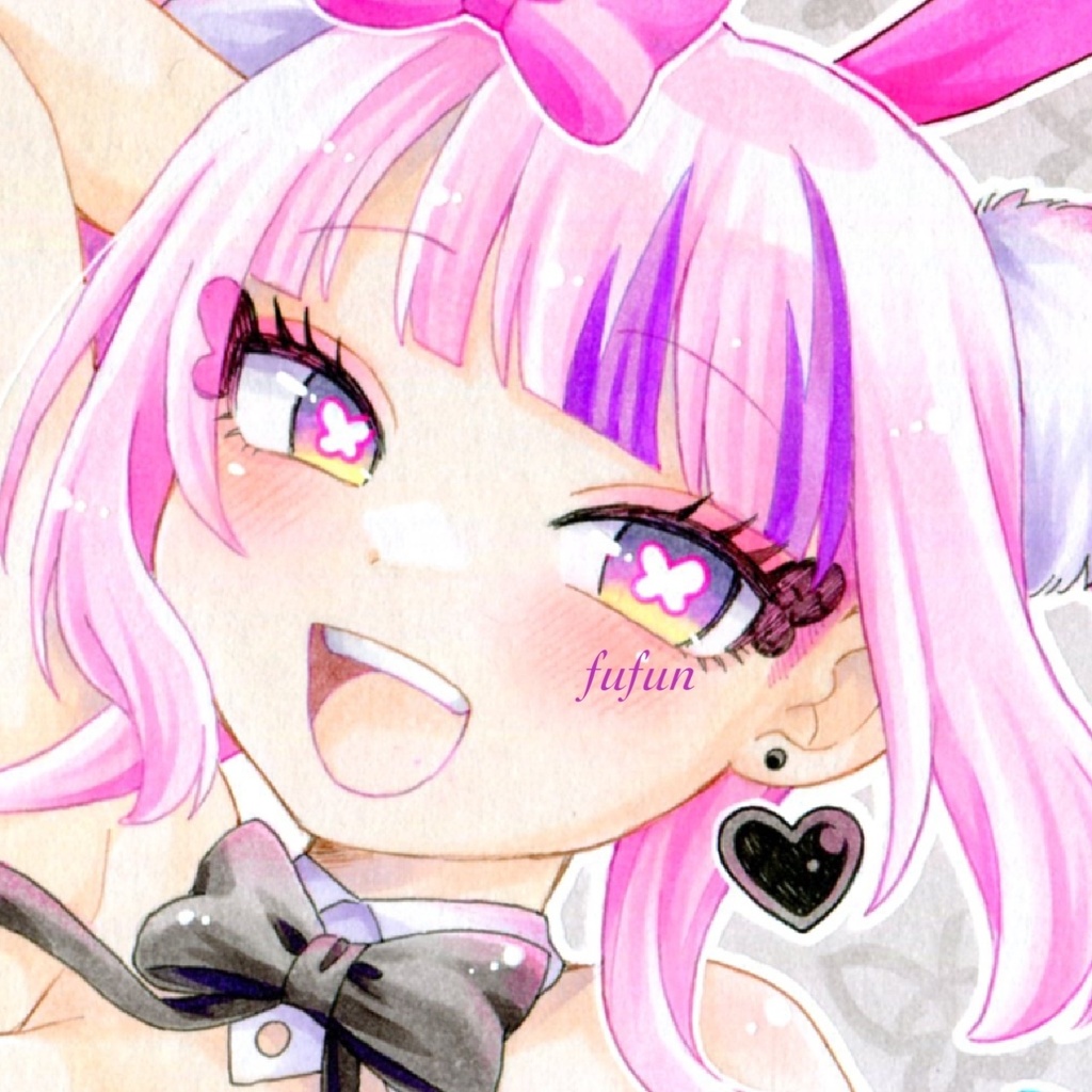 手描きイラスト CCJ ボンバーガール 最愛チアモ バニー