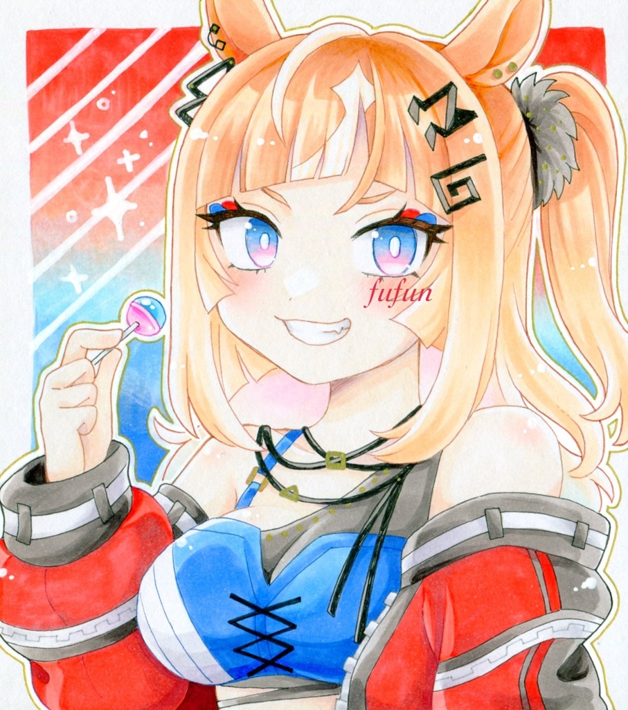 ウマ娘 エスポワールシチー 手描きイラスト