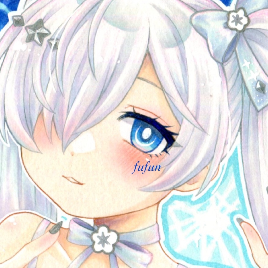 手描きイラスト　勝利の女神　NIKKE シンデレラ