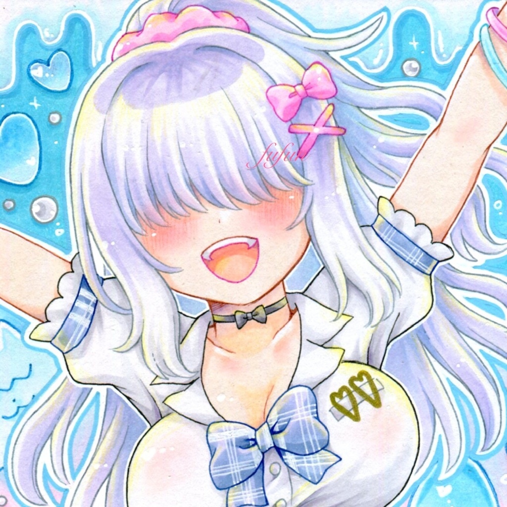 手描きイラスト　イッパツ　ギャル