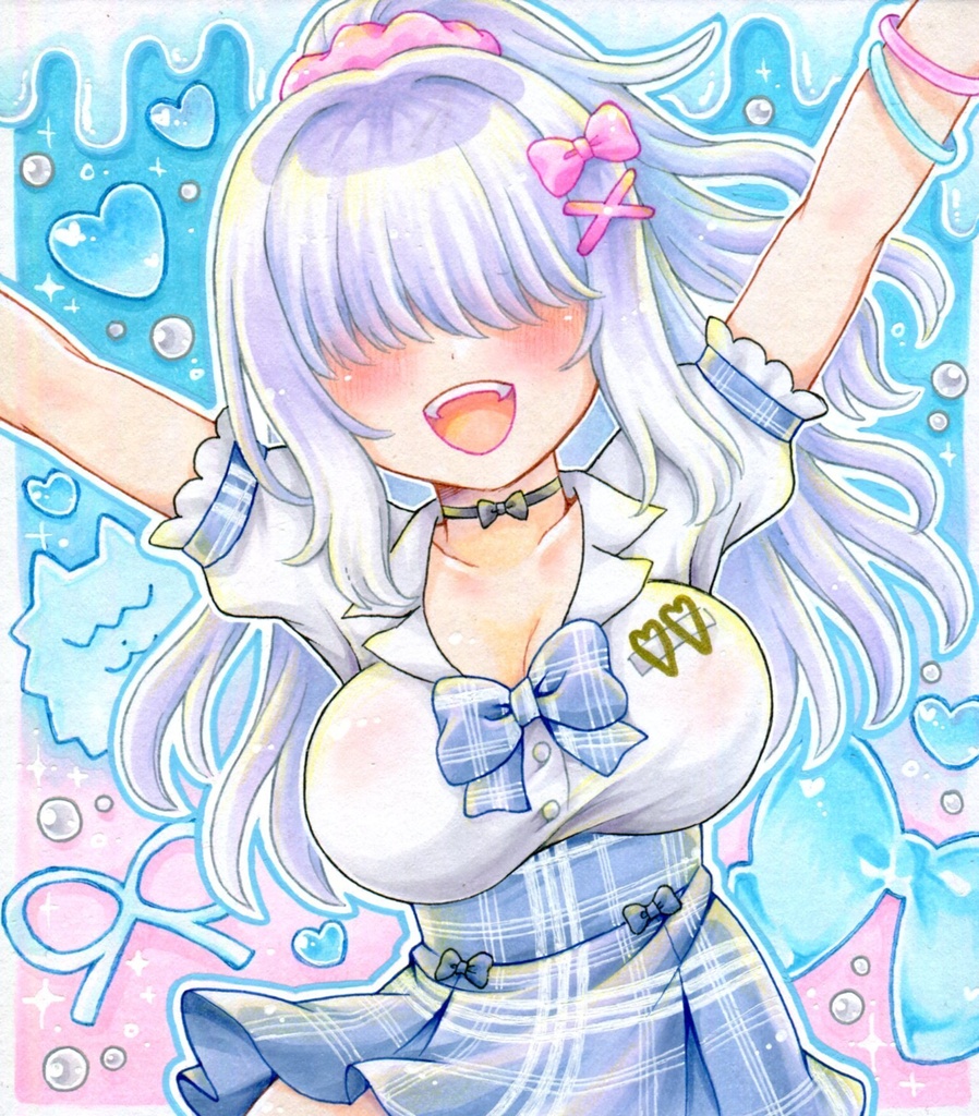 手描きイラスト イッパツ ギャル