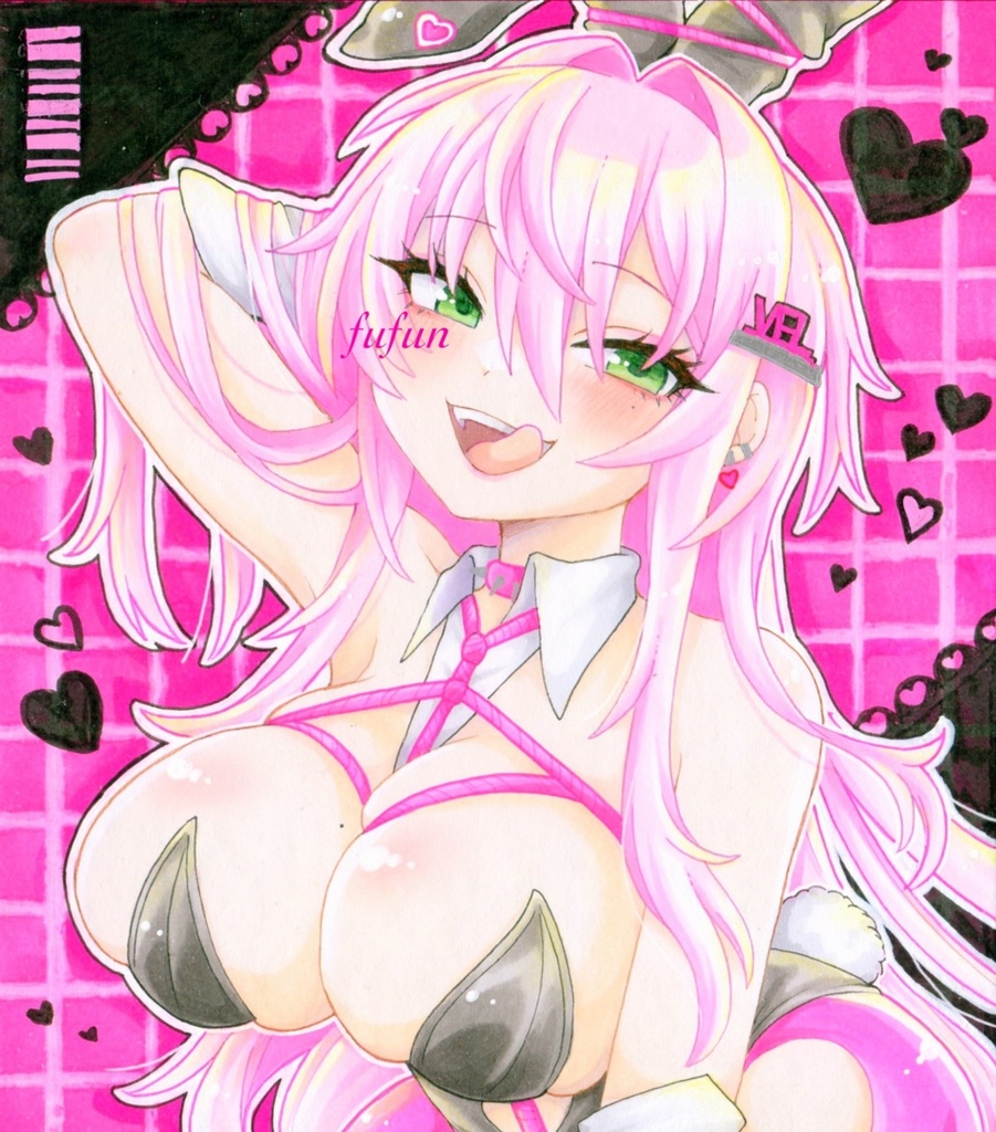 手描きイラスト 勝利の女神 NIKKE ベルベット 色紙