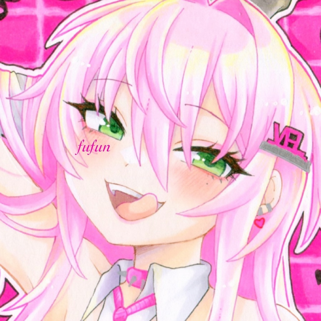 手描きイラスト　勝利の女神 NIKKE ベルベット　色紙