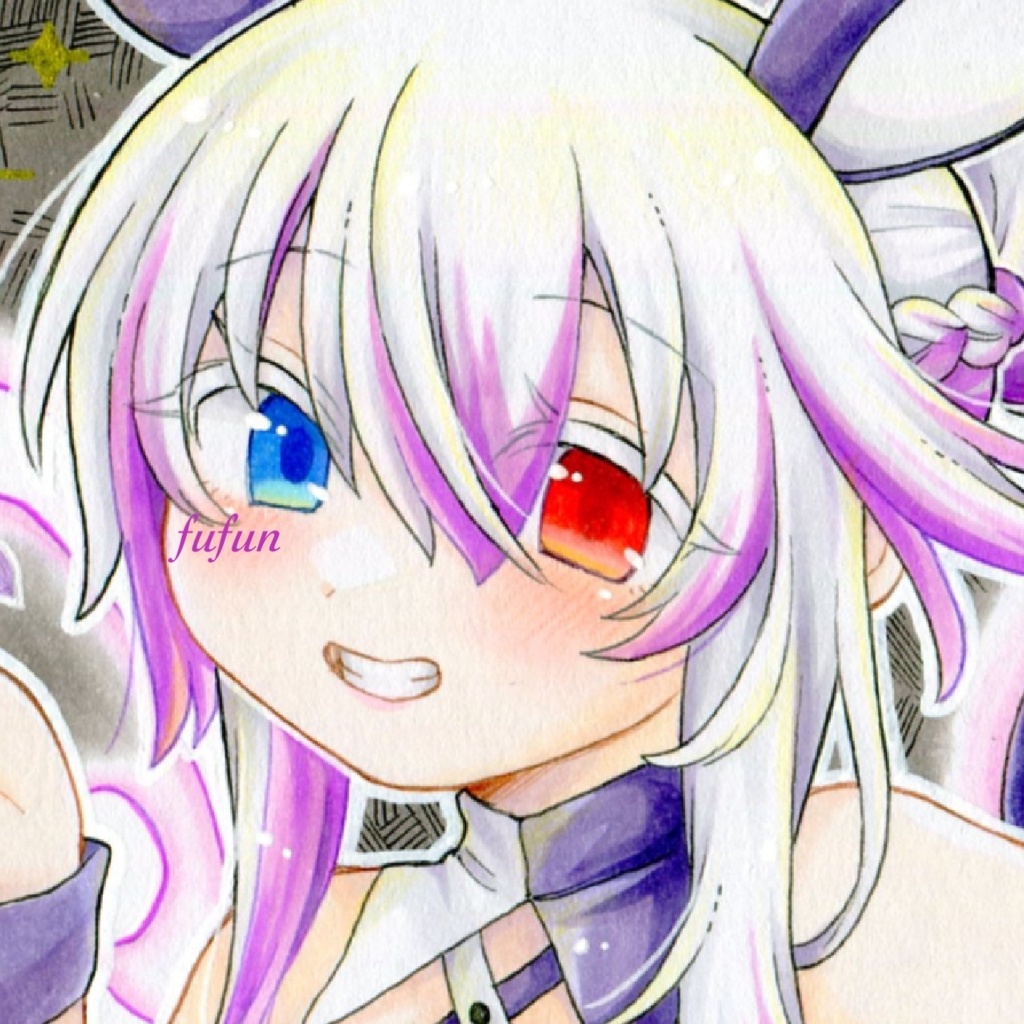 手描きイラスト　ボンバーガール　パプル　バニー