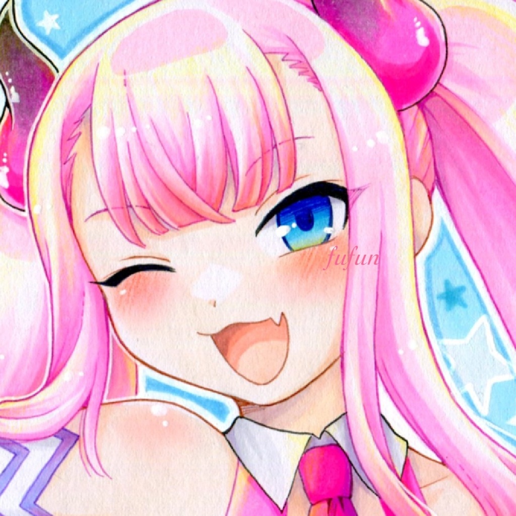 手描きイラスト　ボンバーガール　モモコ　サキュバスチア