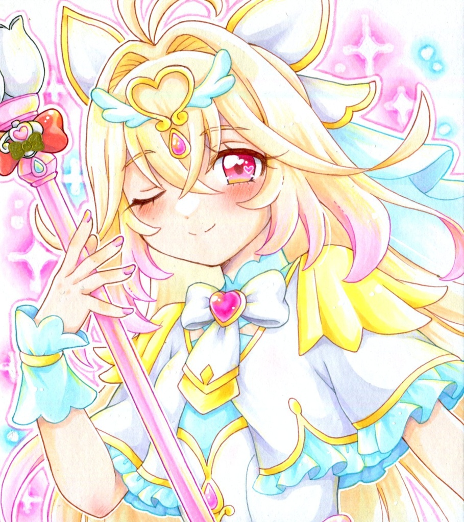 手描きイラスト キュアアルカナ