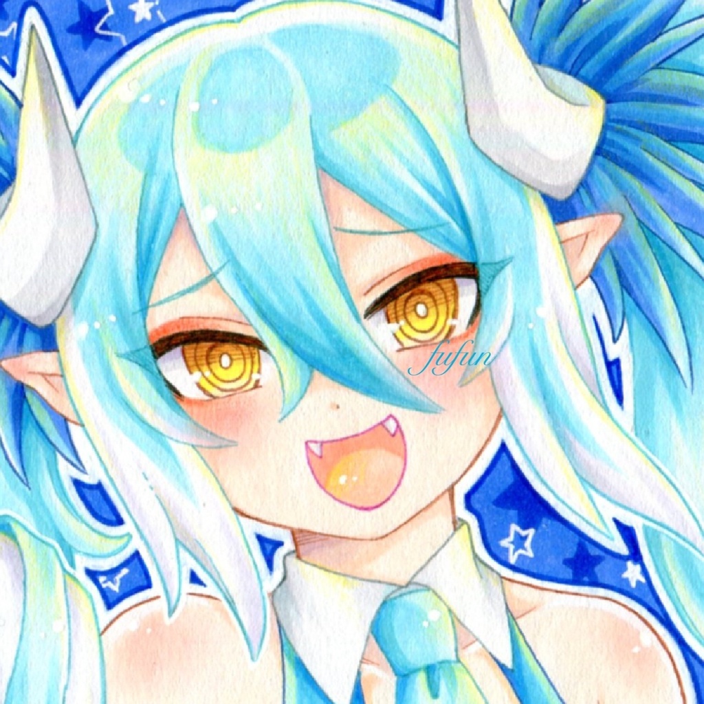 手描きイラスト　ブルーベリー