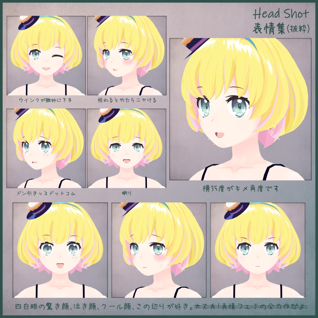 オリジナル3Dモデル「エステール・アスタノード」