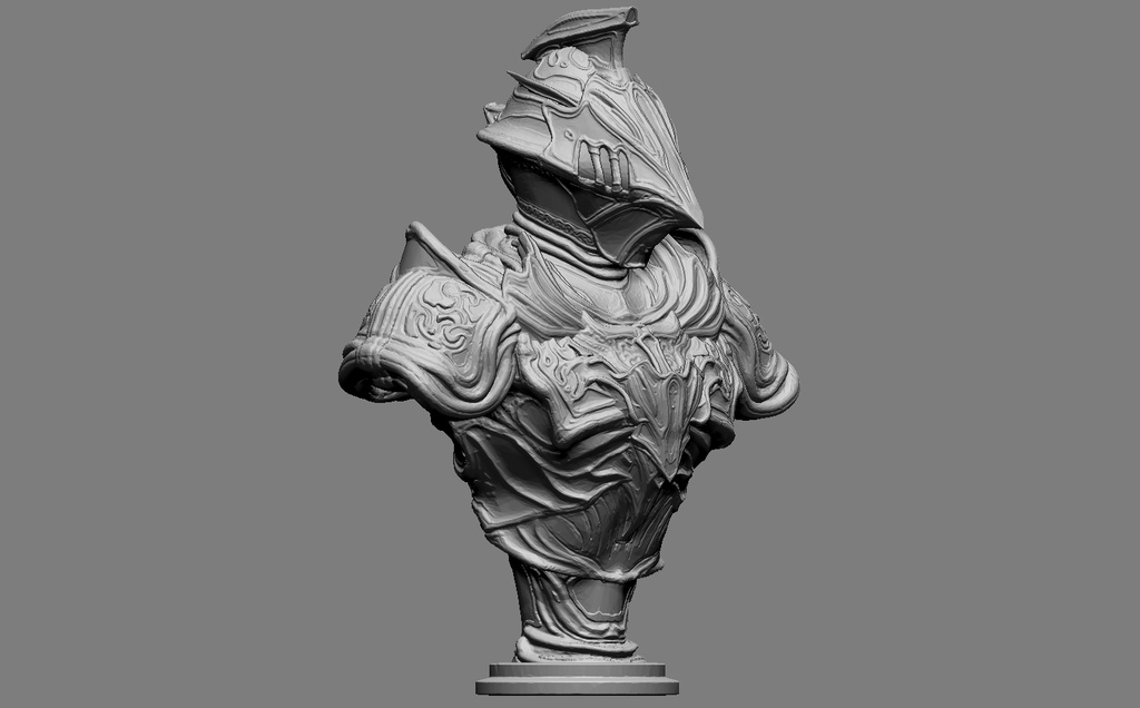 鎧胸像 3Dプリント用STLデータ