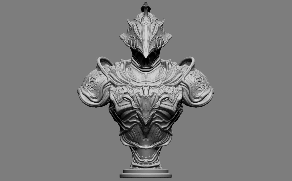 鎧胸像 3Dプリント用STLデータ
