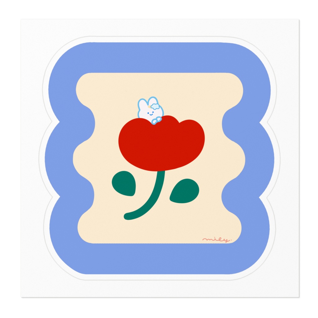 おはながさいたよステッカー