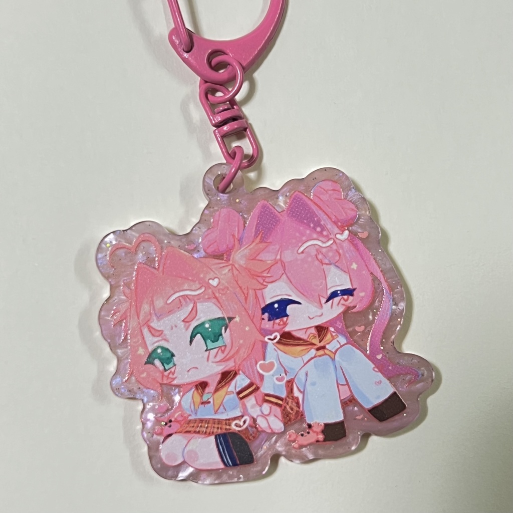 おまけ版ふわもちアクリルキーホルダー