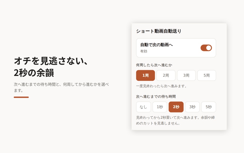 ショート動画自動送り / ループアシスト ── PRO版ライセンスキー