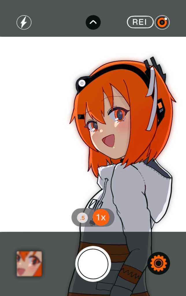 足立レイ カメラ風クリアカード【+書き下ろし新曲 feat.足立レイつき!】