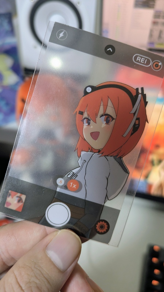 足立レイ カメラ風クリアカード【+書き下ろし新曲 feat.足立レイつき!】