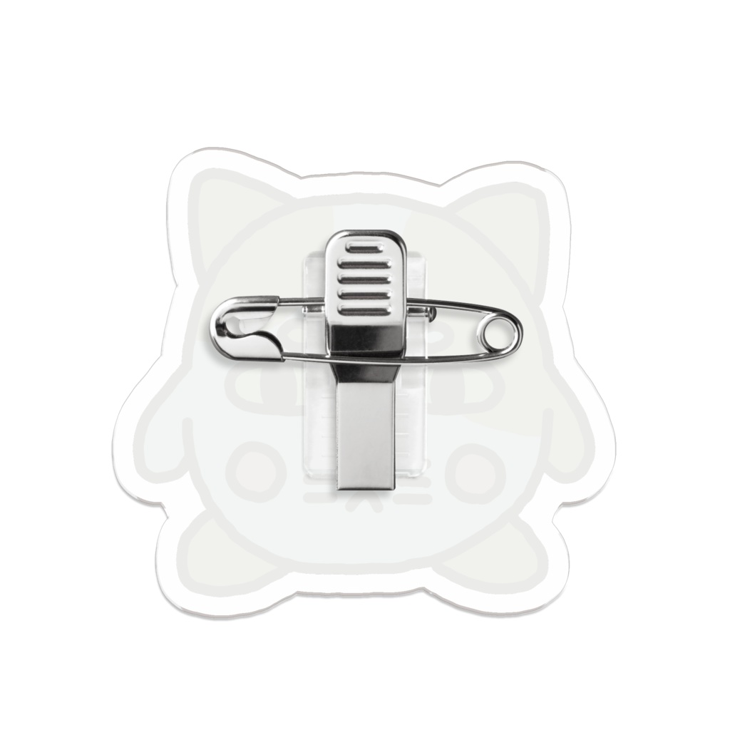 ネコまるアクリルバッジ【アニまる】