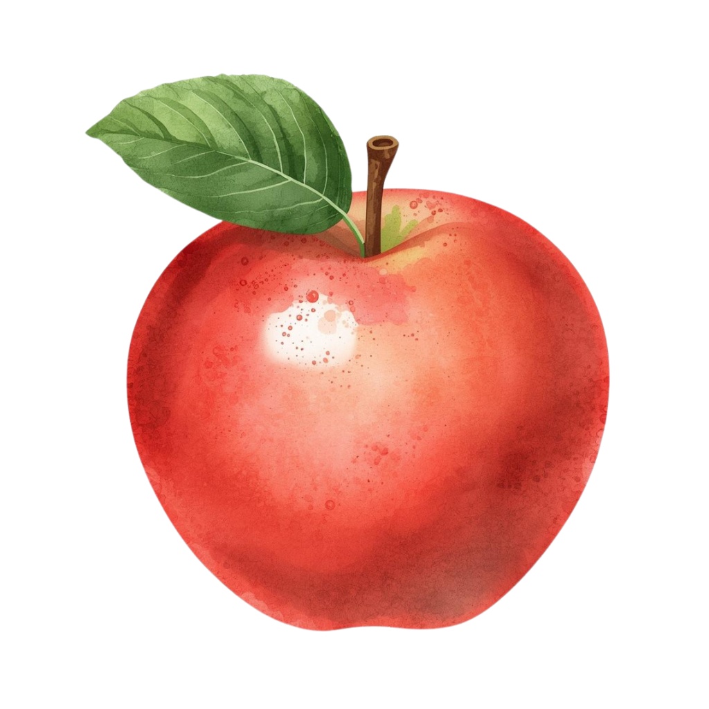 【古い図鑑風シリーズ】水彩フルーツクリップアート10点セット(PNG背景)