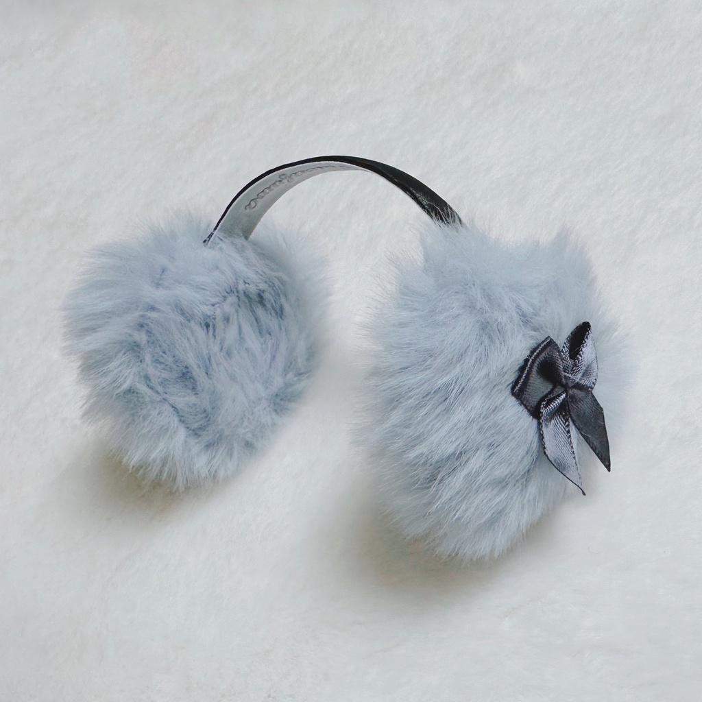 🎀おけしょうパフのふわふわイヤマフ🎀