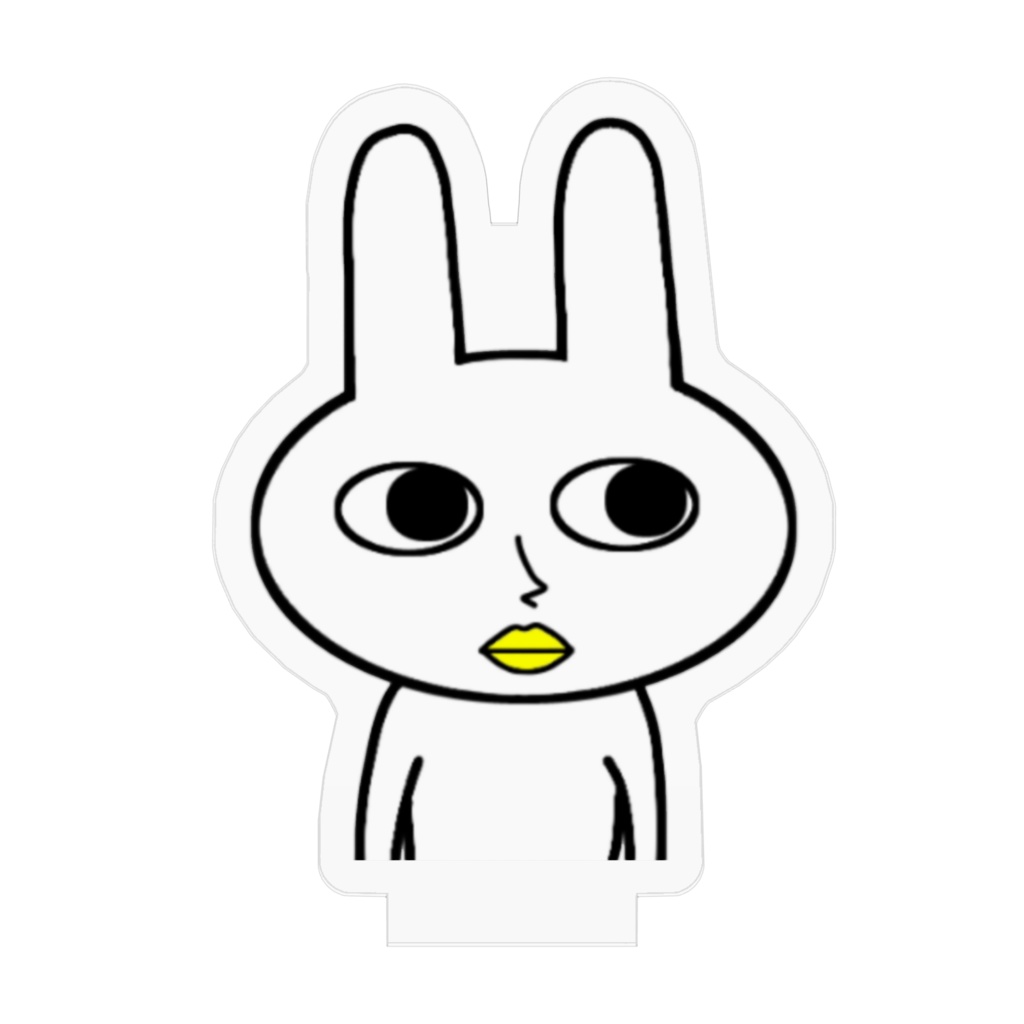 うさぎのアクリルフィギュア