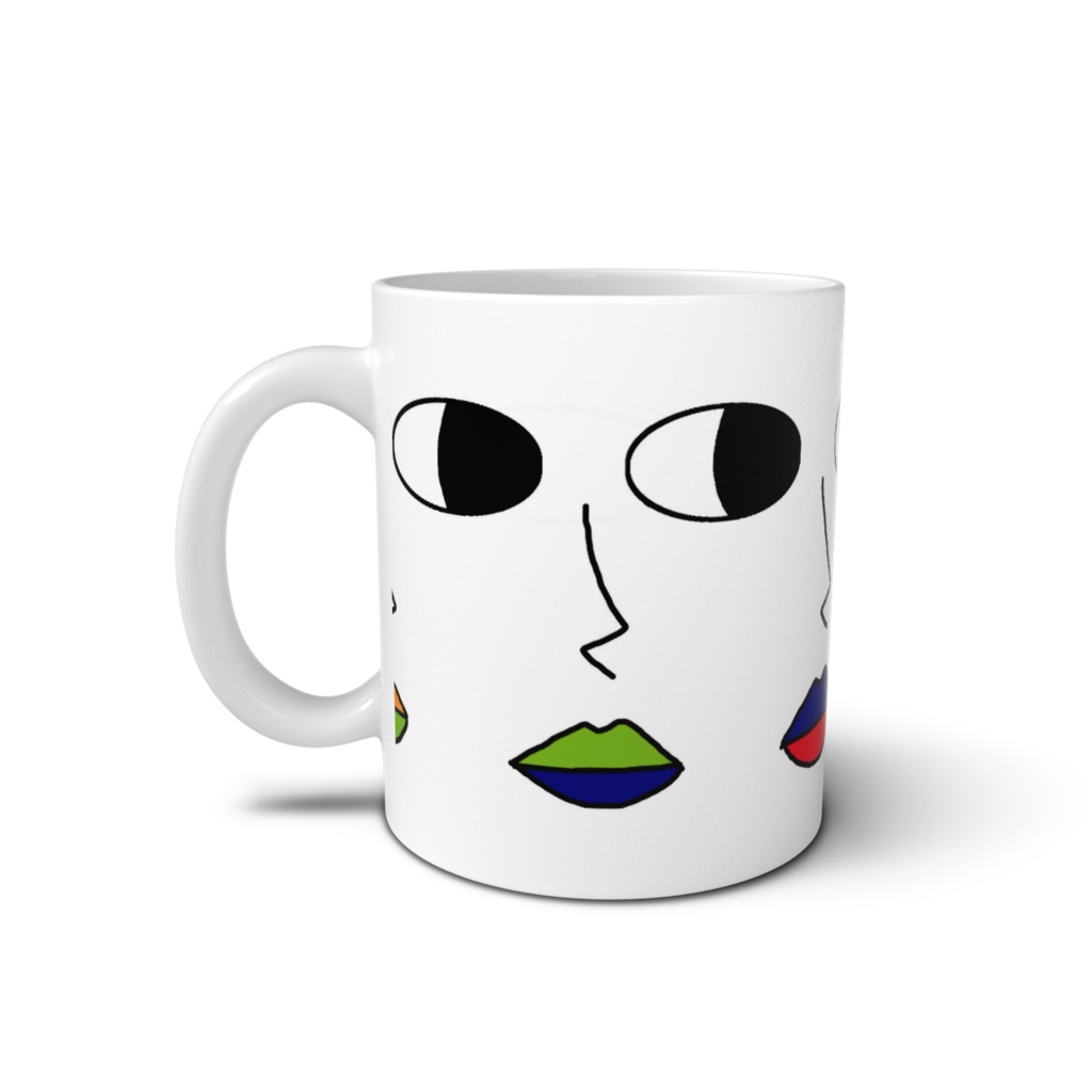 顔がRENZOKUマグカップ