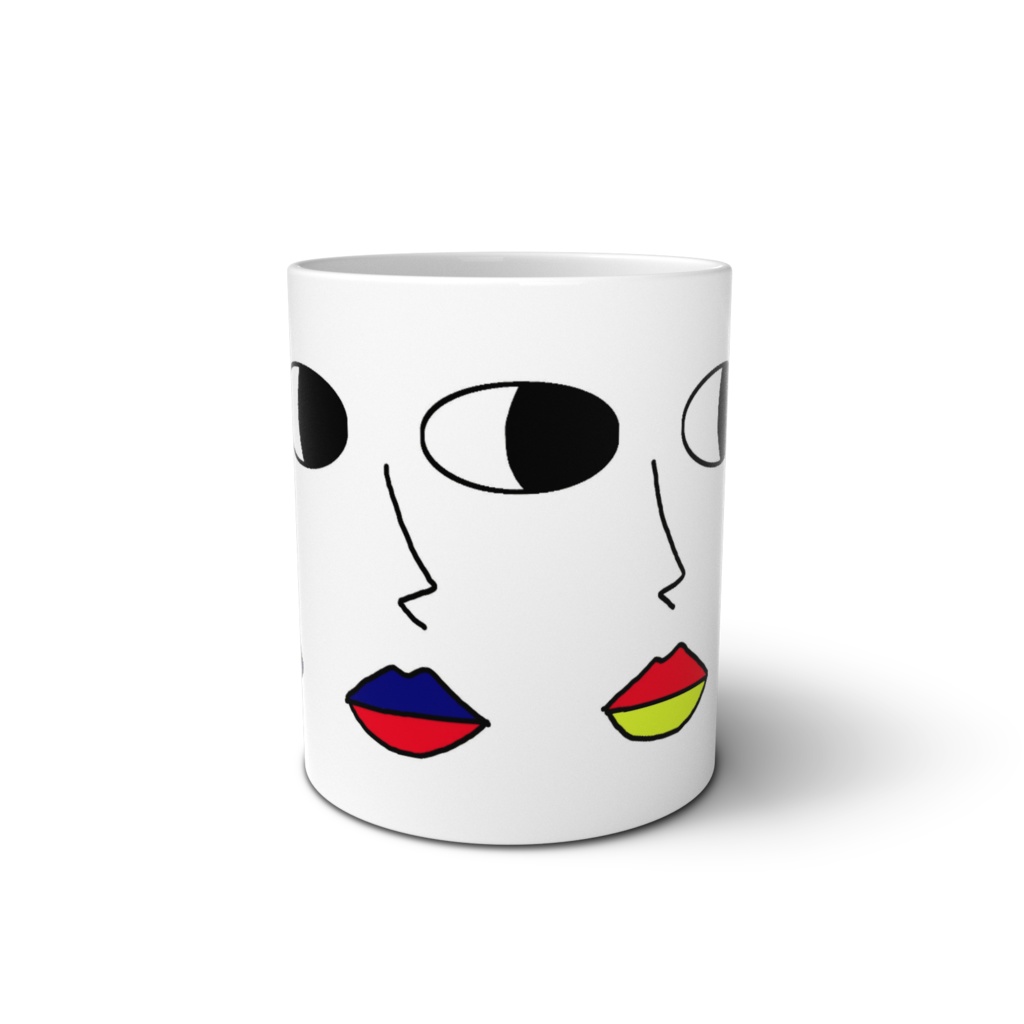 顔がRENZOKUマグカップ