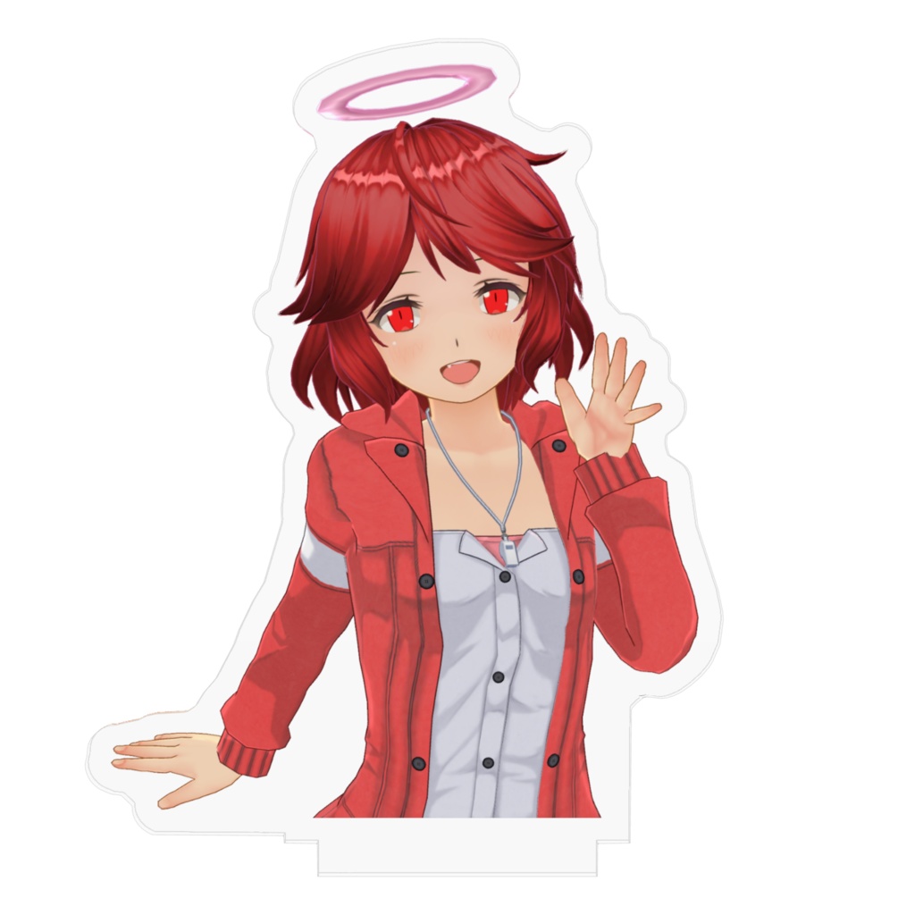 【テコのスマホ相談室】赤テコ♡アクリルフィギュア【受注生産】