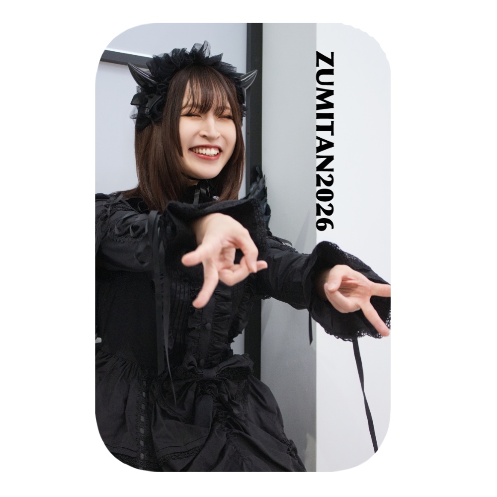 ずみたん2026 しかく缶バッジ【B】