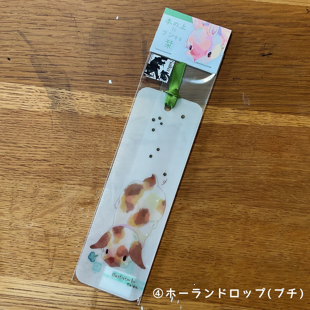 【栞】本の上にフンするウサギ