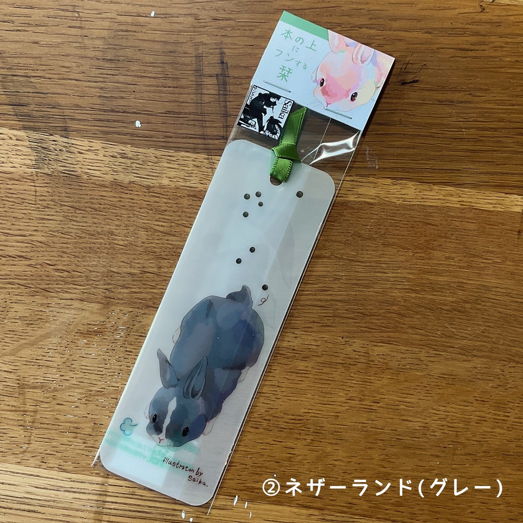 【栞】本の上にフンするウサギ
